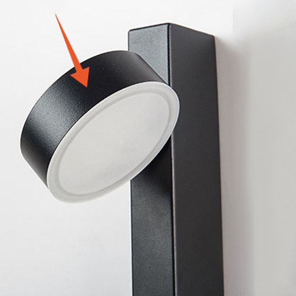 Modern Geometric Sconce Light Metal 1 Light Wall Lamp for Bedroom