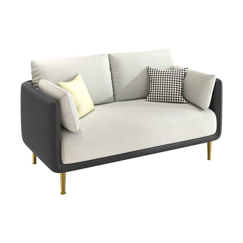 Contemporary Standard Faux Leather Stain Resistant Sofa Couch
