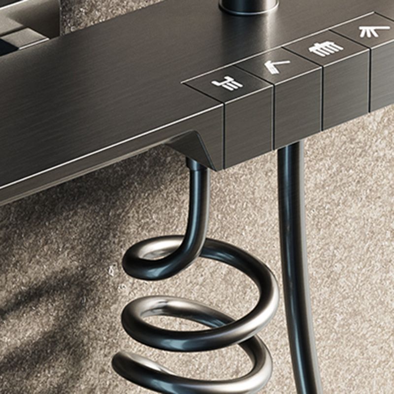 Modern Shower System Slide Bar Adjustable Shower Head Wall Mounted Shower Set