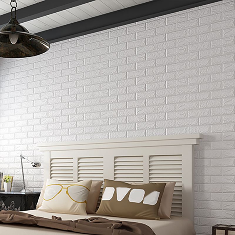 Backsplash Panels 3D Embossed Peel and Stick Wall Paneling for Living Room