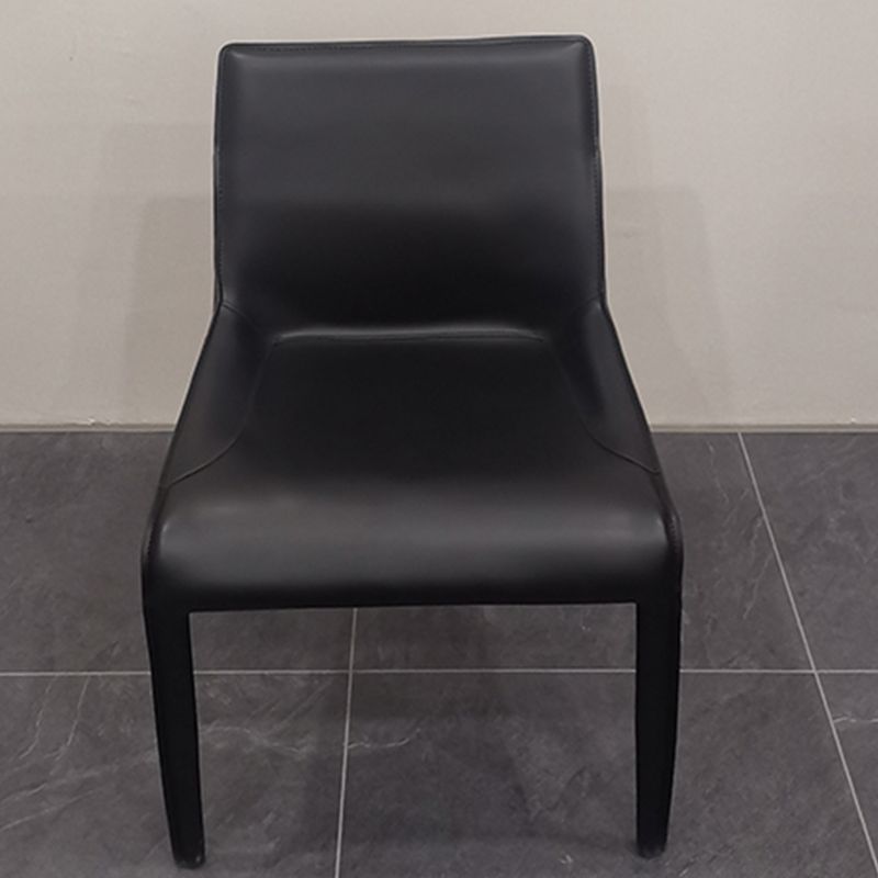 Faux Leather Kitchen Dining Chair Contemporary Upholstered Dining Chair