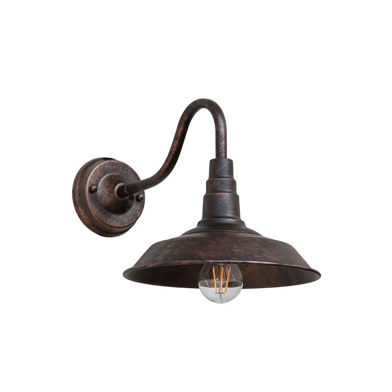 1 Light Metal Geometric Shade Wall Lighting Industrial Style Wall Mounted Light Fixture