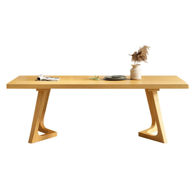 Modern 1/5/7 Pieces Dining Set Rectangle Pine Wood Dining Table for Kitchen Dining Room