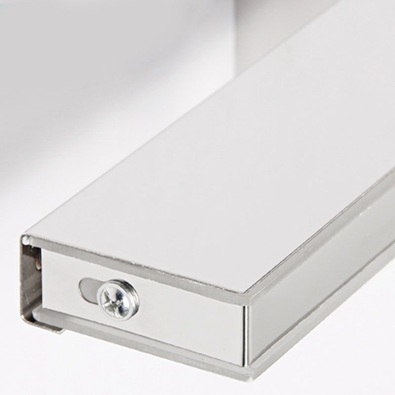 1-Kopf-lineare Schatten Wandleuchte moderne einfache Stilspiegelwandbeleuchtung in Weiß