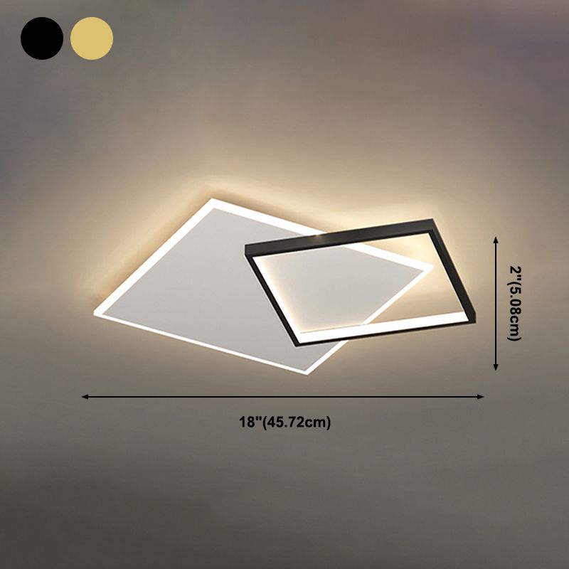 Modern Flush Mount Ceiling Light Acrylic Ceiling Lamp Fixture for Drawing Room