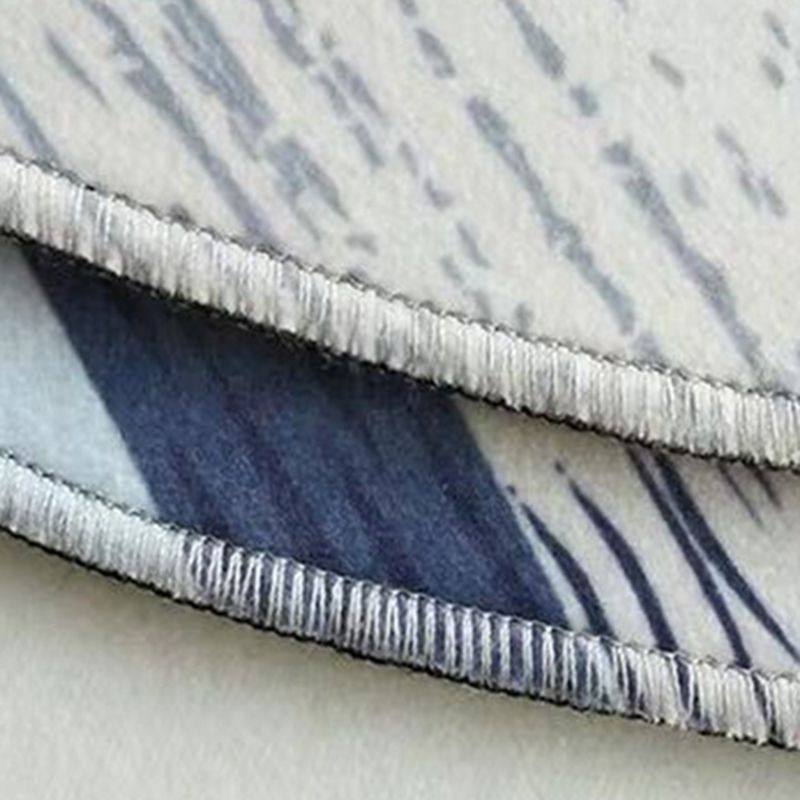 Runde mehrfarbige Gebiets Teppiche Polyesterblätter Innenteppich nicht rutschfestem Teppich für Wohnkultur