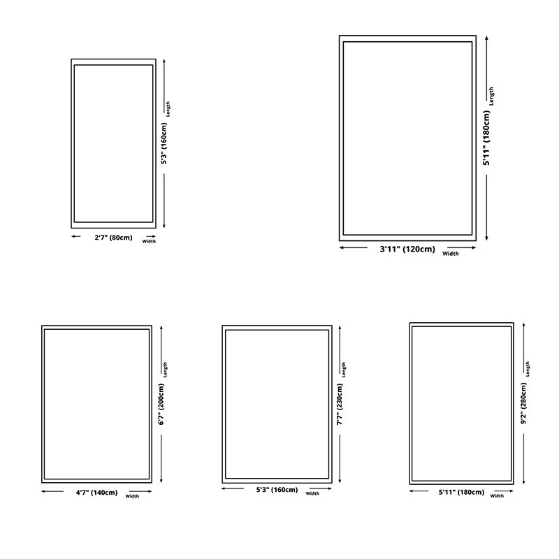 Moderne woonkamer tapijt abstract printgebied tapijten polyester tapijt met niet-slipachter