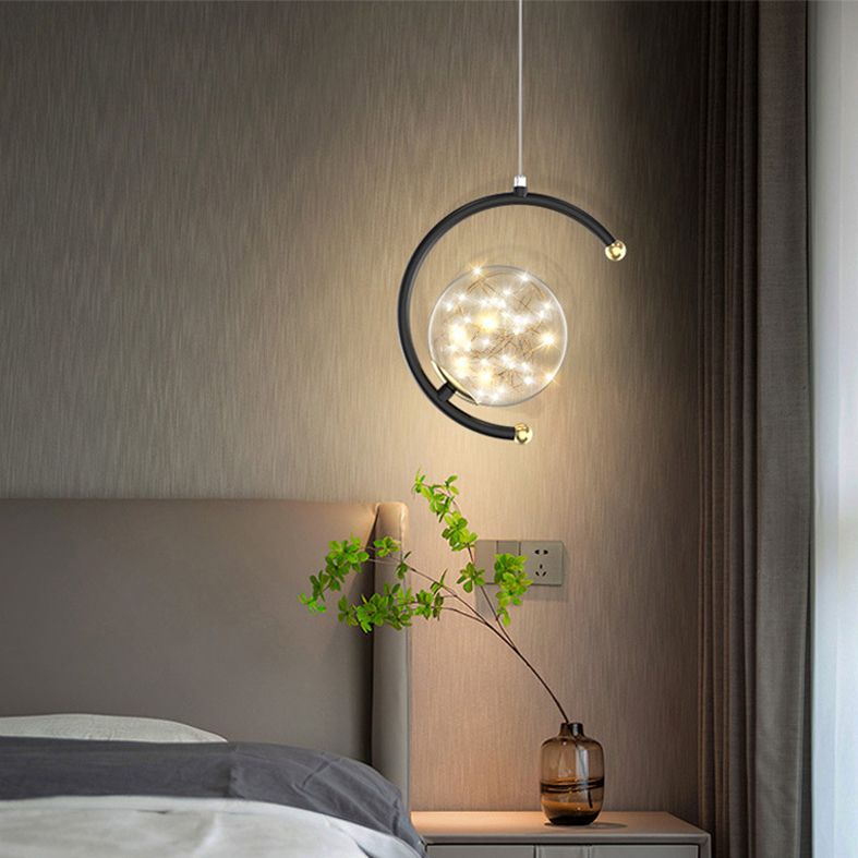 Kogellichtophanging hanger moderne eenvoudige glashanglampen voor restaurant