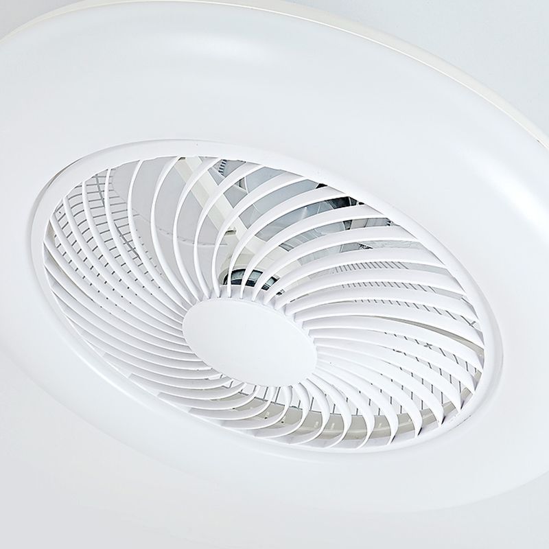 Metal Ceiling Fan Light Modern Style 1 Light Ceiling Fan Light for Dining Room