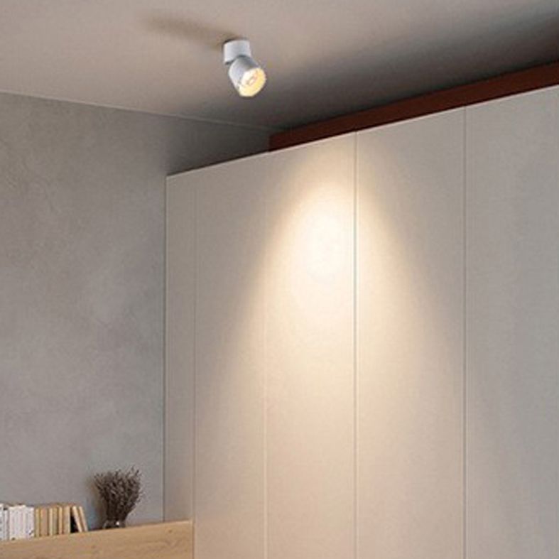 Opvouwbare metalen plafonddownlight Eenvoud LED-inbouwspot voor gang
