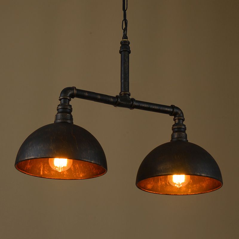 Isola industriale Isola Retrò a tubo sfondato Light Light Interior Bar Luce hotel