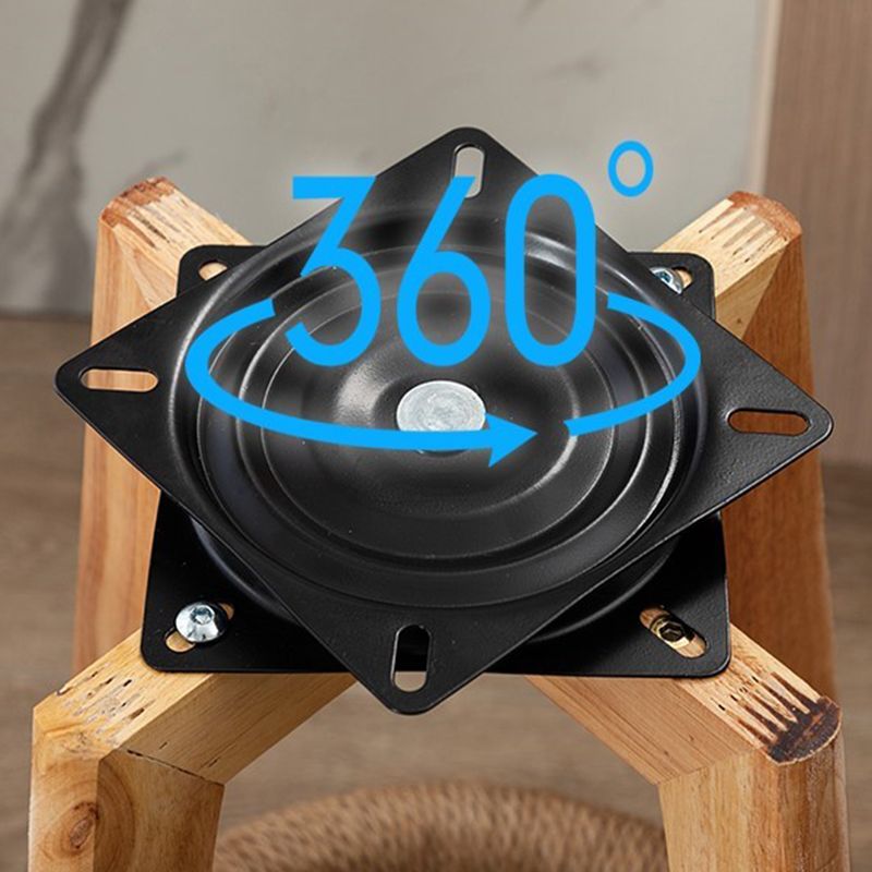 Rubberwood Solid Wood Bar Stool Indoor Upholstered Swivel Bar Stool