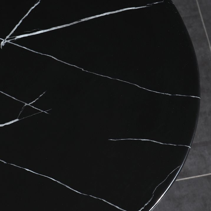 Metal Pedestal Bar Height Table Industrial Round Bar Dining Table