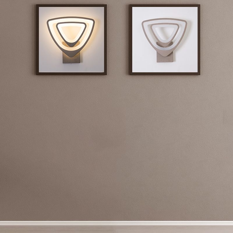 Contemporary Style Geometric Wall Lighting Ideas Metal 2 Lights Wall Lamps