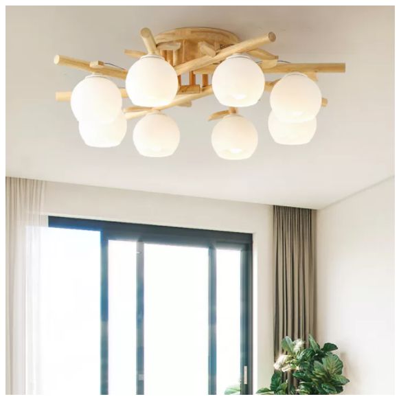 Montaje de semi rasciqueto LED Sputnik de color log