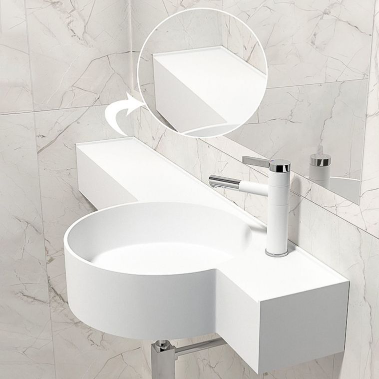 Modern Bathroom Sink Man Made Rock Specialty Vessel Bathroom Sink(Not Including Faucet)