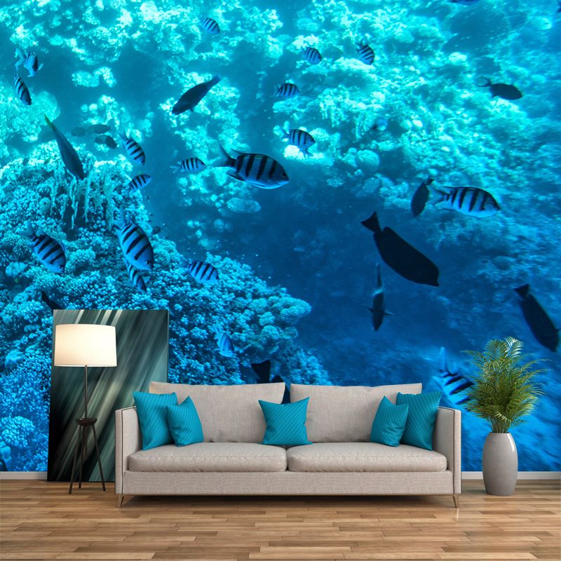 Photography Modern Style Wallpaper Underwater Home Decor Wall Mural