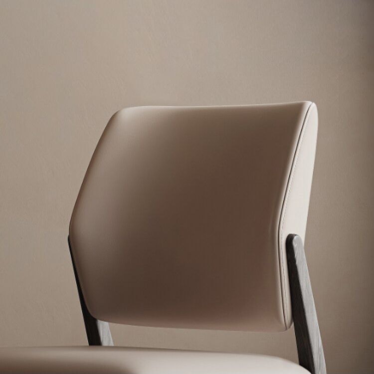 Contemporary Side Dining Chairs Open Back Dining Room Chair for Home