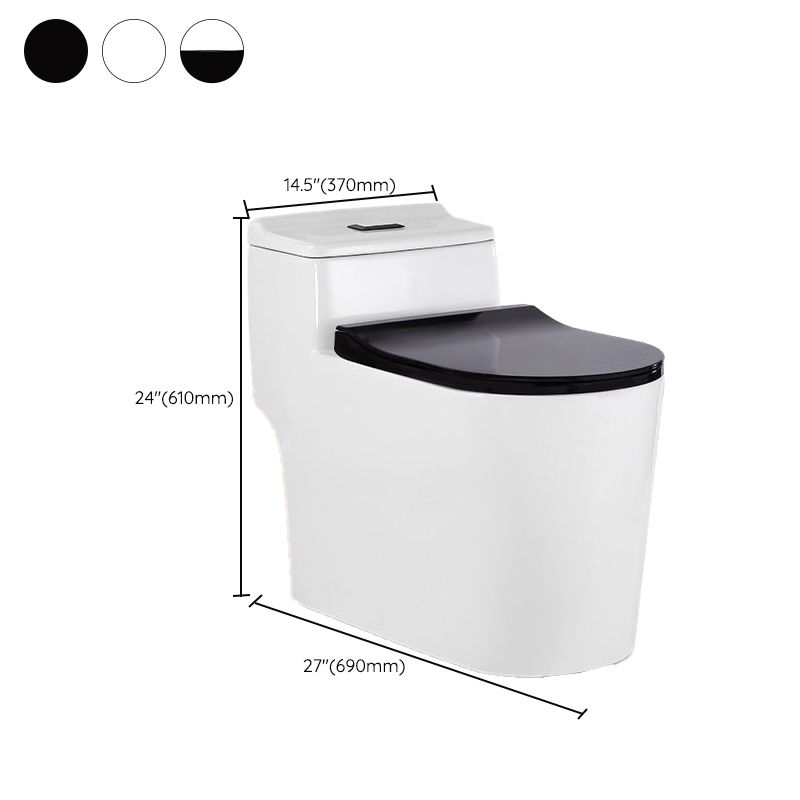 Traditional White Toilet Bowl Floor Mounted Urine Toilet for Bathroom