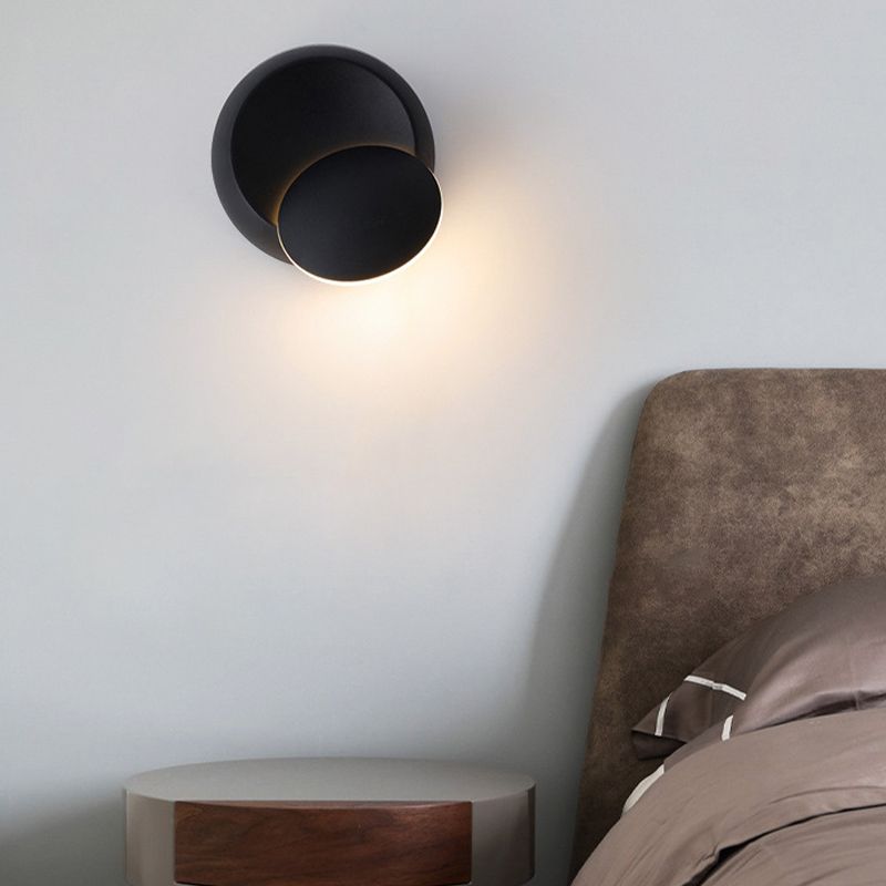 Modern Rotatable Wall Light Sconces Metal 1 Light Wall Lighting Fixtures