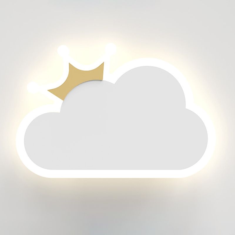 Metal Wall Sconce Lighting Kids Style LED Wall Mounted Lighting