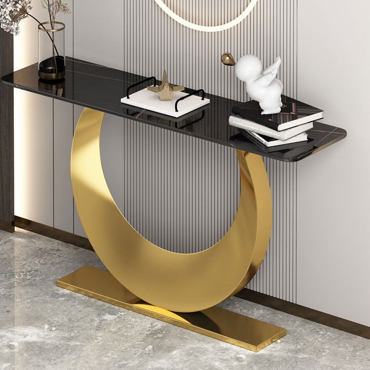 Contemporary Console Accent Table Antique Finish Rectangle Console Sofa Table