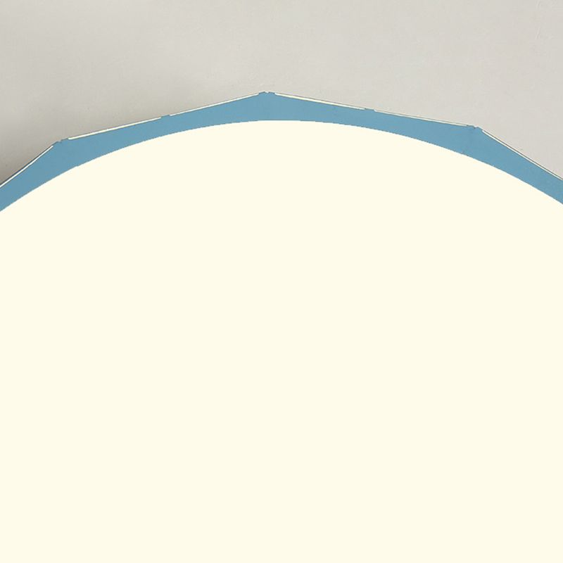 Minimalistische LED flush mount plafond Licht creatieve kleurrijke plafond lamp met acryl schaduw