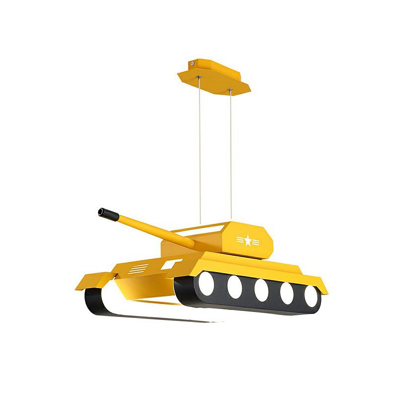 Modern Style Tank LED Suspension Lighting Acrylic Nursery Chandelier Light Fixture