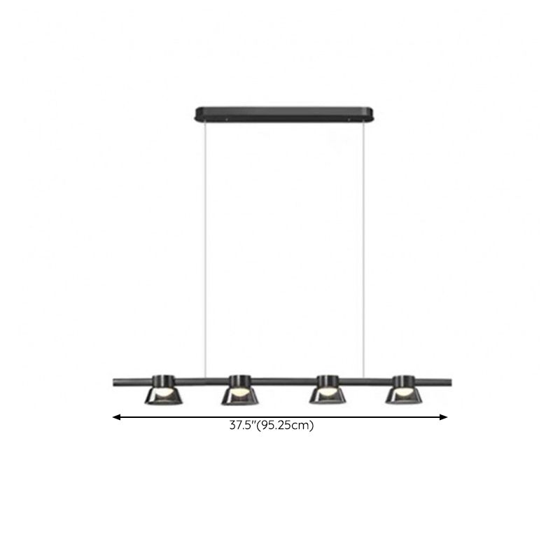 Modern Pendant Lighting Fixtures Glass Island Light Fixture for Living Room