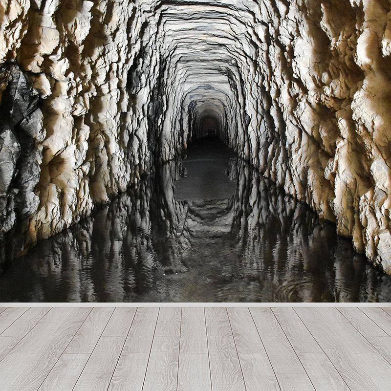 Mildew Resistant Tunnel Mural Wallpaper 3D Scene Wall Decor Bedroom Wall Murals