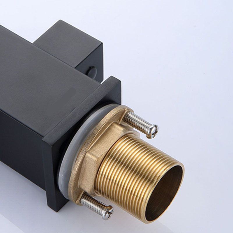 Modern Tub Filler Trim Copper with Hand Shower Deck-Mount Roman Tub Set