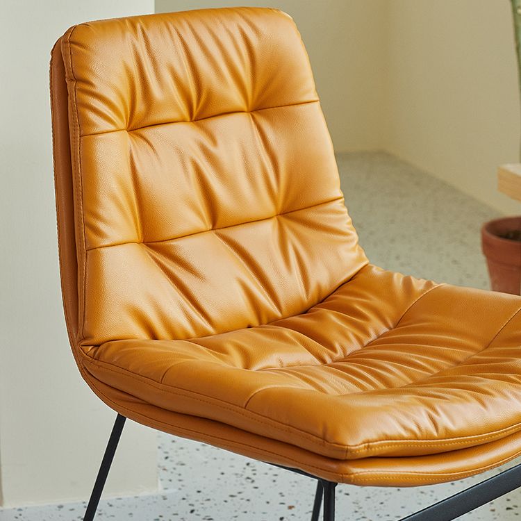 Sillas de comedor estilo moderno Sillones de comedor de cocina con patas de metal