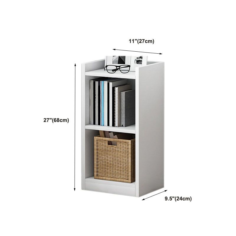 Engineer Wood Contemporary Bookshelf Closed Back Bookcase for Home Office