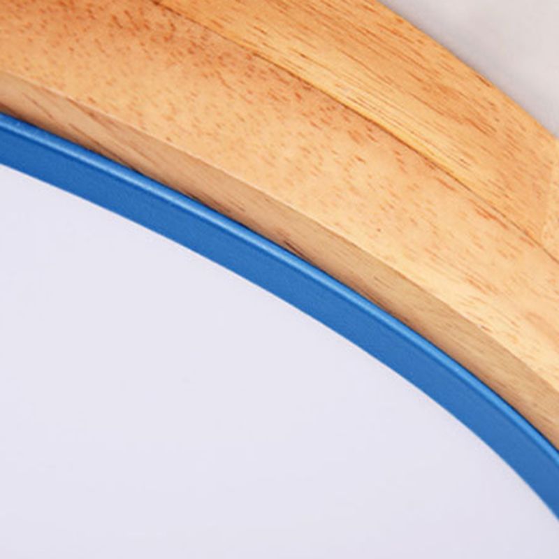 Lampada da soffitto a LED di forma rotonda Moderna in ferro amaretto 1 luce da incasso per balcone corridoio