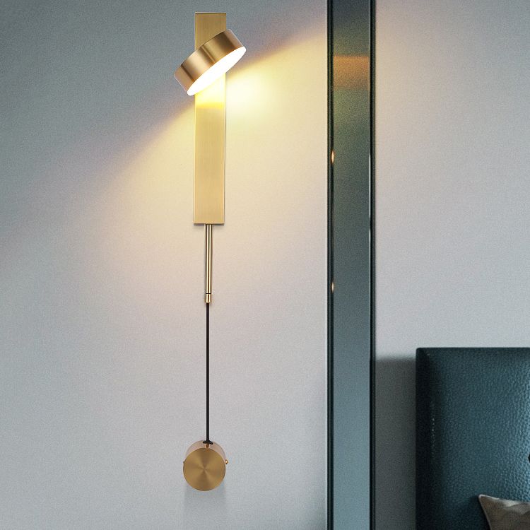 Metall runde Form Wandleuchte moderne Stil 1 Lichtwandhalterung Licht