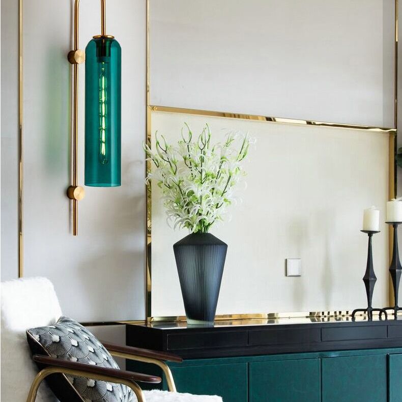 Indoor Decoration Wall Sconce Light Glass Shade Down Light for Living Room Bedroom