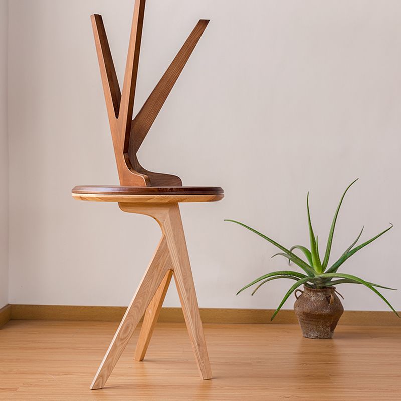 Scandinavian Solid Wood End Table Corner Table for Living Room