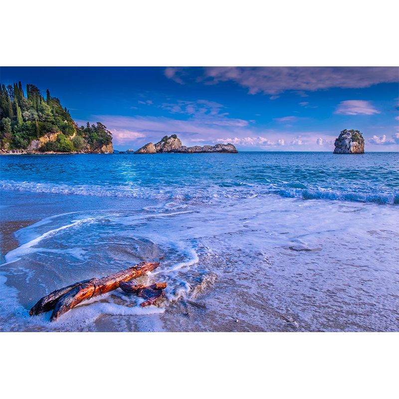 Boundless Sea Wall Mural Wallpaper Stain Resistant Wall Decor for Room