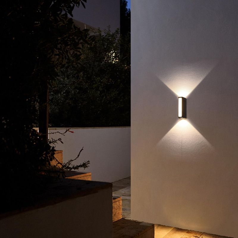 Modern Style Rectangular LED Wall Lamps Metal 3-Light Wall Lighting Ideas