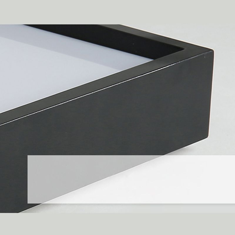 Neue moderne quadratische LED-Unterputzleuchte mit 1 Licht und Acryl für die Deckenmontage im Wohnzimmer