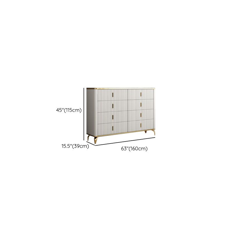 15.21-inch W Contemporary Storage Chest Stone Storage Chest Dresser