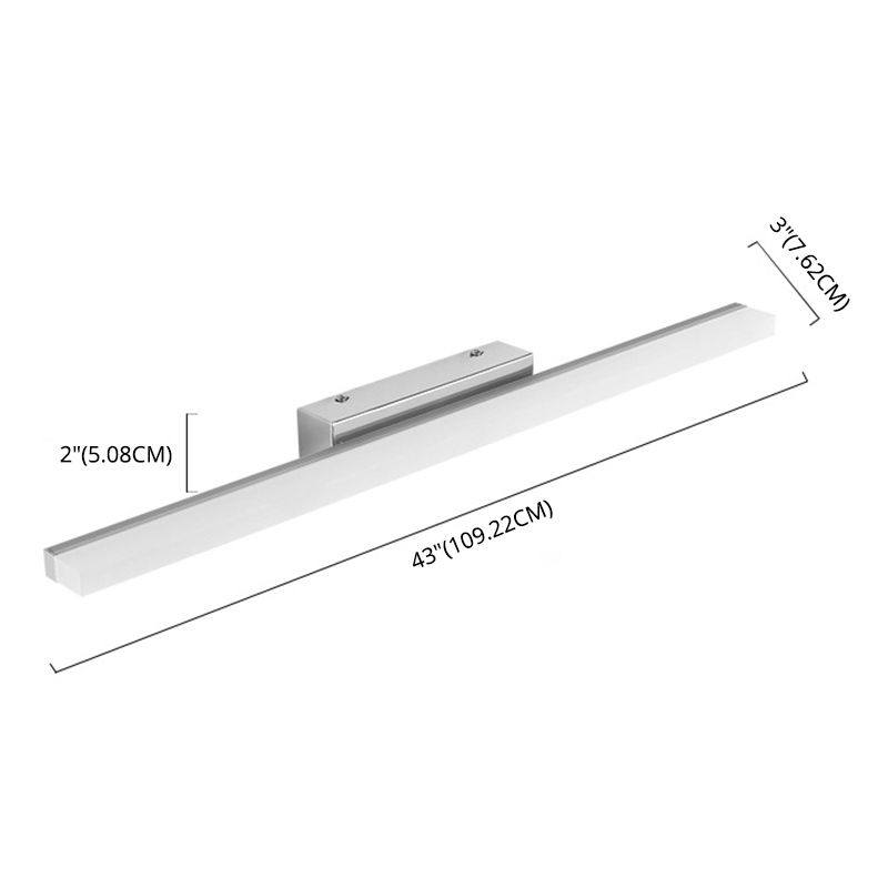 Modern LED Wall Sconce Simplicity Style Mirror Light for Bedroom Bathroom
