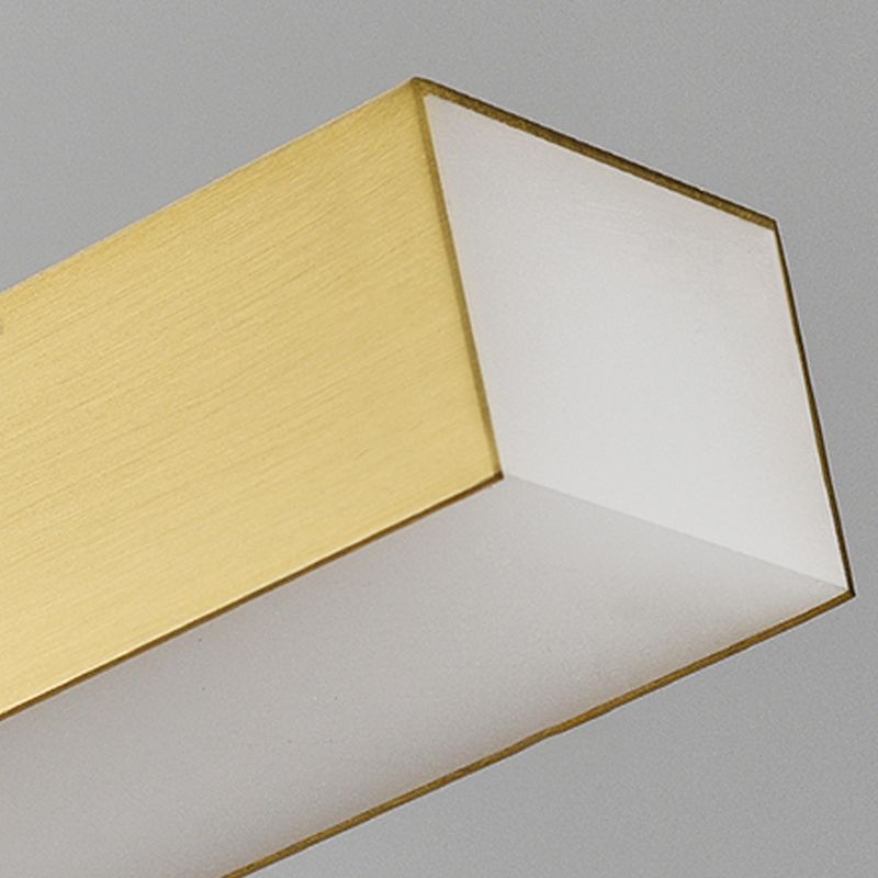 Luz de la isla lineal de estilo moderno metal 1- iluminación de la isla ligera