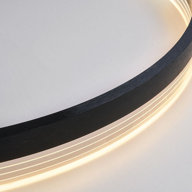 Modern Ceiling Lamp Circle LED Flush Mount Light Fixture for Bedroom
