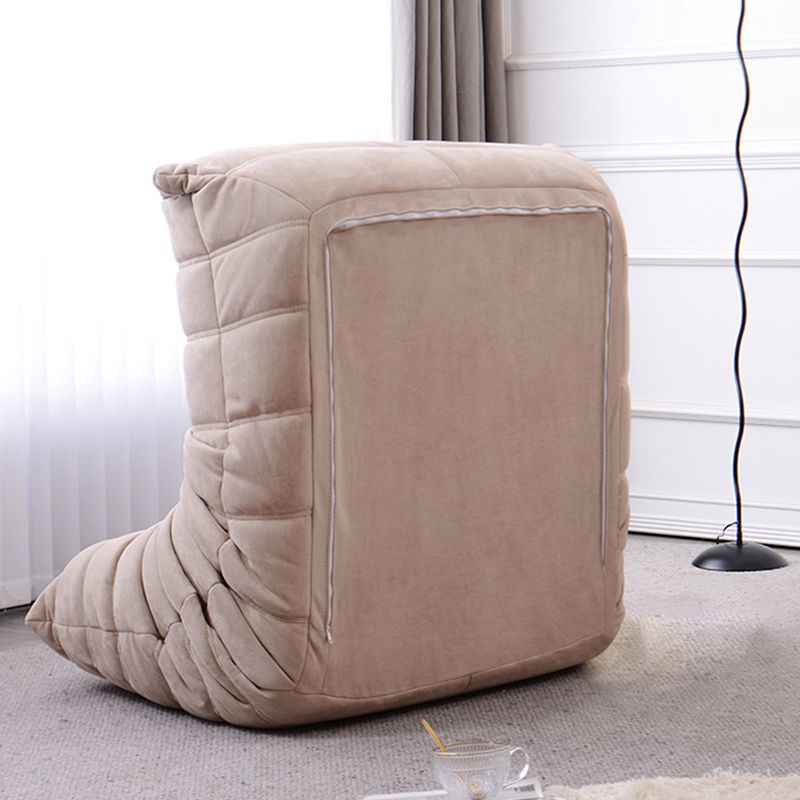 Contemporary Parsons Chair with Sewn Pillow Back Armless Chair