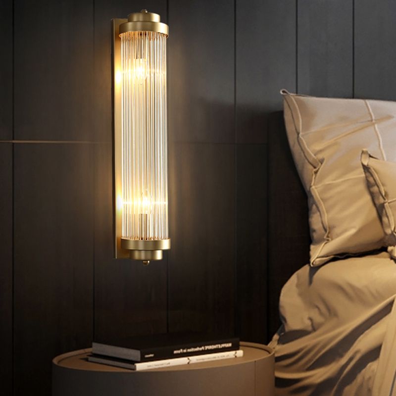 Cilindro a 1 luce moderna fonce luce luce cristallo idee per il soggiorno