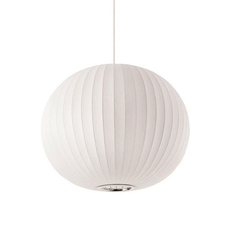 Silk 1-licht hangende lamp, Azië-stijl hanglampverlichting voor woonkamer