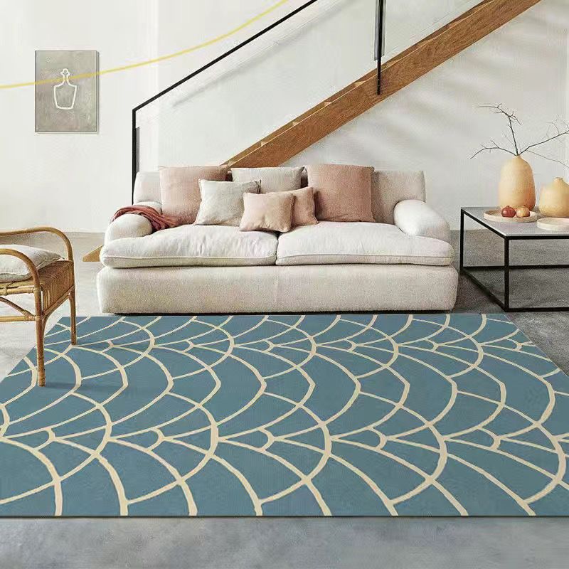 Modern Nordic Area Rug Carpet Stain Resistant Rug for Living Room