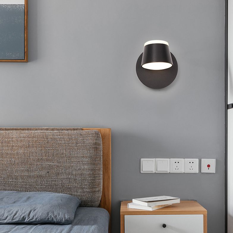 Modern Minimalist Style Cone Wall Lighting Fixtures Aluminum Wall Sconces for Living Room