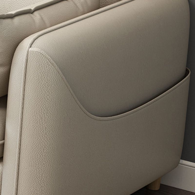 Scandinavian Removable Cushions Square Arm Sofa/Sectionals with Storage